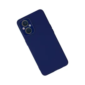 Newface Oppo Reno 7 Lite Kılıf Lansman Glass Kapak - Sky Blue