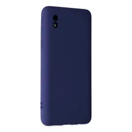 Newface Samsung Galaxy A01 Core Kılıf Nano Içi Kadife Silikon - Lacivert
