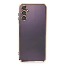 Newface Samsung Galaxy A14 4G Kılıf Razer Lensli Silikon - Gold