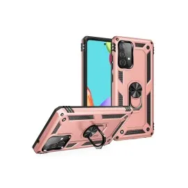 Newface Samsung Galaxy A23 4G Kılıf Sofya Yüzüklü Silikon Kapak - Rose
