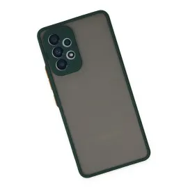 Newface Samsung Galaxy A33 5G Kılıf Montreal Silikon Kapak - Yeşil