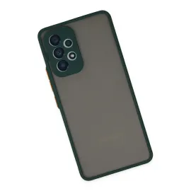 Newface Samsung Galaxy A53 5G Kılıf Montreal Silikon Kapak - Yeşil