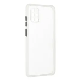 Newface Samsung Galaxy A71 Kılıf Miami Şeffaf Silikon  - Şeffaf
