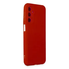 Newface Samsung Galaxy M34 5G Kılıf First Silikon - Kırmızı