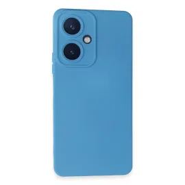 Newface Vivo Y27 Kılıf Nano Içi Kadife Silikon - Mavi