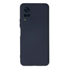 Newface Vivo Y53S Kılıf Nano Içi Kadife Silikon - Lacivert