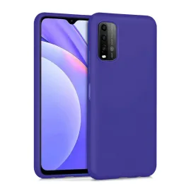Newface Xiaomi Redmi 9T Kılıf Nano Içi Kadife Silikon - Mor