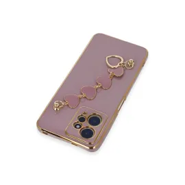 Newface Xiaomi Redmi Note 12 4G Kılıf Esila Silikon - Mor