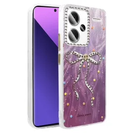 Newface Xiaomi Redmi Note 13 Pro Plus Kılıf Blade Aynalı Desenli Kapak - Desen 1