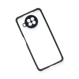 Newface Xiaomi Redmi Note 9 Pro 5G Kılıf Miami Şeffaf Silikon  - Lacivert