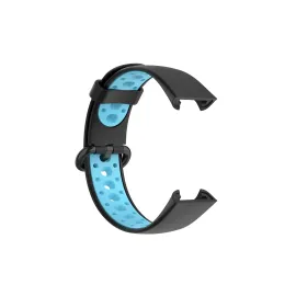 Newface Xiaomi Redmi Watch 2 Spor Delikli Kordon - Siyah-Mavi