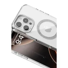 Joko Apple Iphone 16 Pro Max Tash Diamond Magsafe Kapak - Beyaz