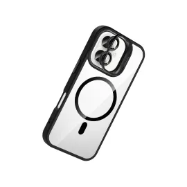 Joko Apple Iphone 16 Remim Lensli Magsafe Standlı Kapak - Siyah