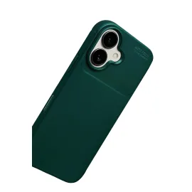 Newface Apple Iphone 17 Auto Focus Karbon Kapak - Koyu Yeşil