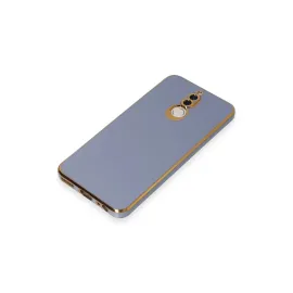 Newface Huawei Mate 10 Lite Kılıf Volet Silikon - Mavi