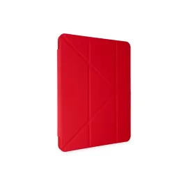 Newface iPad Pro 11 (2024) Kılıf Kalemlikli Mars Tablet Kılıfı - Kırmızı