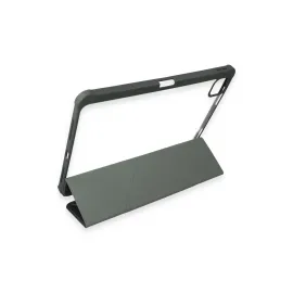 Newface iPad Pro 12.9 (2018) Kılıf Kalemlikli Hugo Tablet Kılıfı - Koyu Yeşil