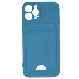 Newface Iphone 12 Kılıf Kelvin Kartvizitli Silikon - Mavi