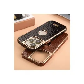 Newface Iphone 14 Pro Max Kılıf Snake Kapak - Kahverengi