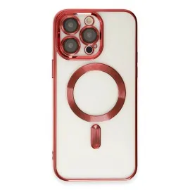 Newface Iphone 15 Pro Kılıf Kross Magneticsafe Kapak - Kırmızı