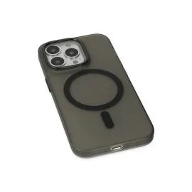 Newface Iphone 15 Pro Kılıf Lodos Magneticsafe Mat Kapak - Siyah