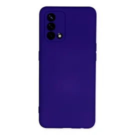 Newface Oppo A74 4G Kılıf Nano Içi Kadife Silikon - Mor