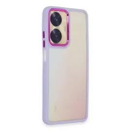 Newface Realme C55 Kılıf Dora Kapak - Lila