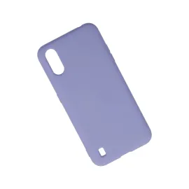 Newface Samsung Galaxy A01 Kılıf Nano Içi Kadife Silikon - Lila