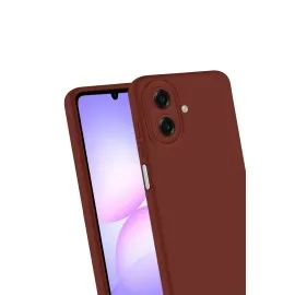 Newface Samsung Galaxy A07 First Silikon - Bordo
