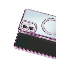 Newface Samsung Galaxy A07 4G Joke Simli Magneticsafe Kılıf - Derin Mor