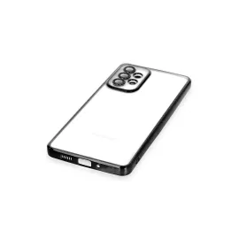 Newface Samsung Galaxy A33 5G Kılıf Razer Lensli Silikon - Siyah