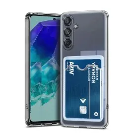 Newface Samsung Galaxy A36 Kılıf Kart Şeffaf Silikon - Şeffaf
