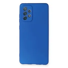Newface Samsung Galaxy A72 Kılıf First Silikon - Mavi