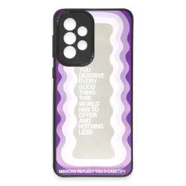 Newface Samsung Galaxy A73 5G Kılıf Mirror Desenli Kapak - Mirror - 5