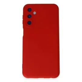 Newface Samsung Galaxy M14 5G Kılıf Nano Içi Kadife Silikon - Kırmızı