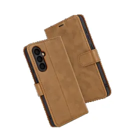 Newface Samsung Galaxy S25 Fe Trend S Plus Kapaklı Kılıf - Taba