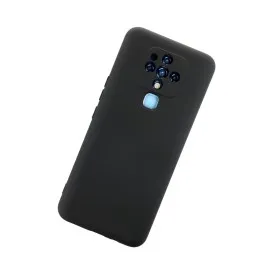 Newface Tecno Camon 16 Kılıf Nano Içi Kadife Silikon - Siyah