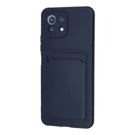 Newface Xiaomi Mi 11 Kılıf Kelvin Kartvizitli Silikon - Lacivert