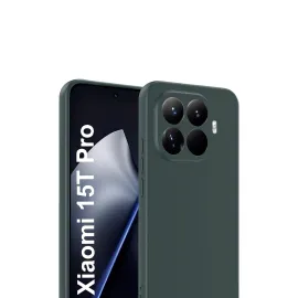 Newface Xiaomi Mi 15T Pro First Silikon - Koyu Yeşil
