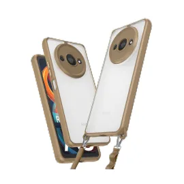 Newface Xiaomi Redmi A3 4G Kılıf Penta Silikon Kılıf - Çöl Titanyum