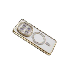 Newface Xiaomi Redmi Note 14 Pro 5G Joke Simli Magneticsafe Kılıf - Gold