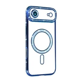 Newface Apple Iphone 17 Air Joke Simli Magneticsafe Kılıf - Mavi