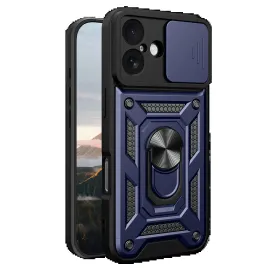 Newface Apple Iphone 17 Pars Lens Yüzüklü Silikon - Lacivert