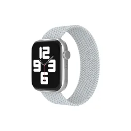 Newface Apple Watch 38mm Ayarlı Solo Silikon Kordon - Beyaz