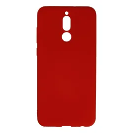 Newface Huawei Mate 10 Lite Kılıf Nano Içi Kadife Silikon - Kırmızı