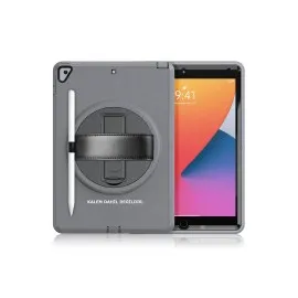 Newface Ipad 10.2 (7.nesil) Kılıf Hand Strap Tablet Kılıfı - Gri