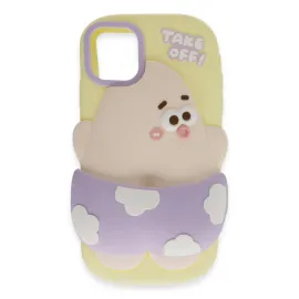 Newface Iphone 12 Kılıf Poky Karakter Silikon Kapak - Desen 5