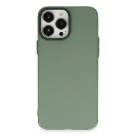 Newface Iphone 13 Pro Max Kılıf Modos Metal Kapak - Koyu Yeşil