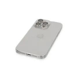 Newface Iphone 14 Pro Max Kılıf Luko Lens Silikon - Gümüş