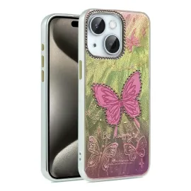 Newface Iphone 15 Kılıf Blade Aynalı Desenli Kapak - Desen 5